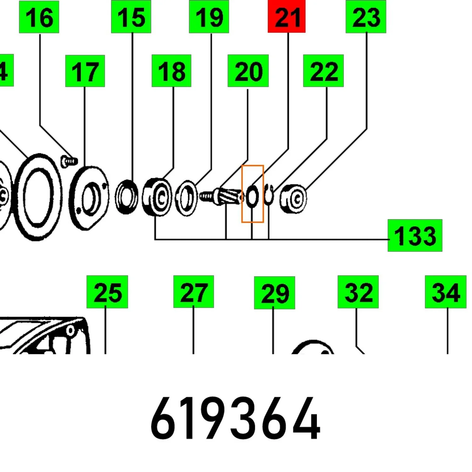 FES619364.webp SUPPORT WASHER S 12X18X1 - Image 1