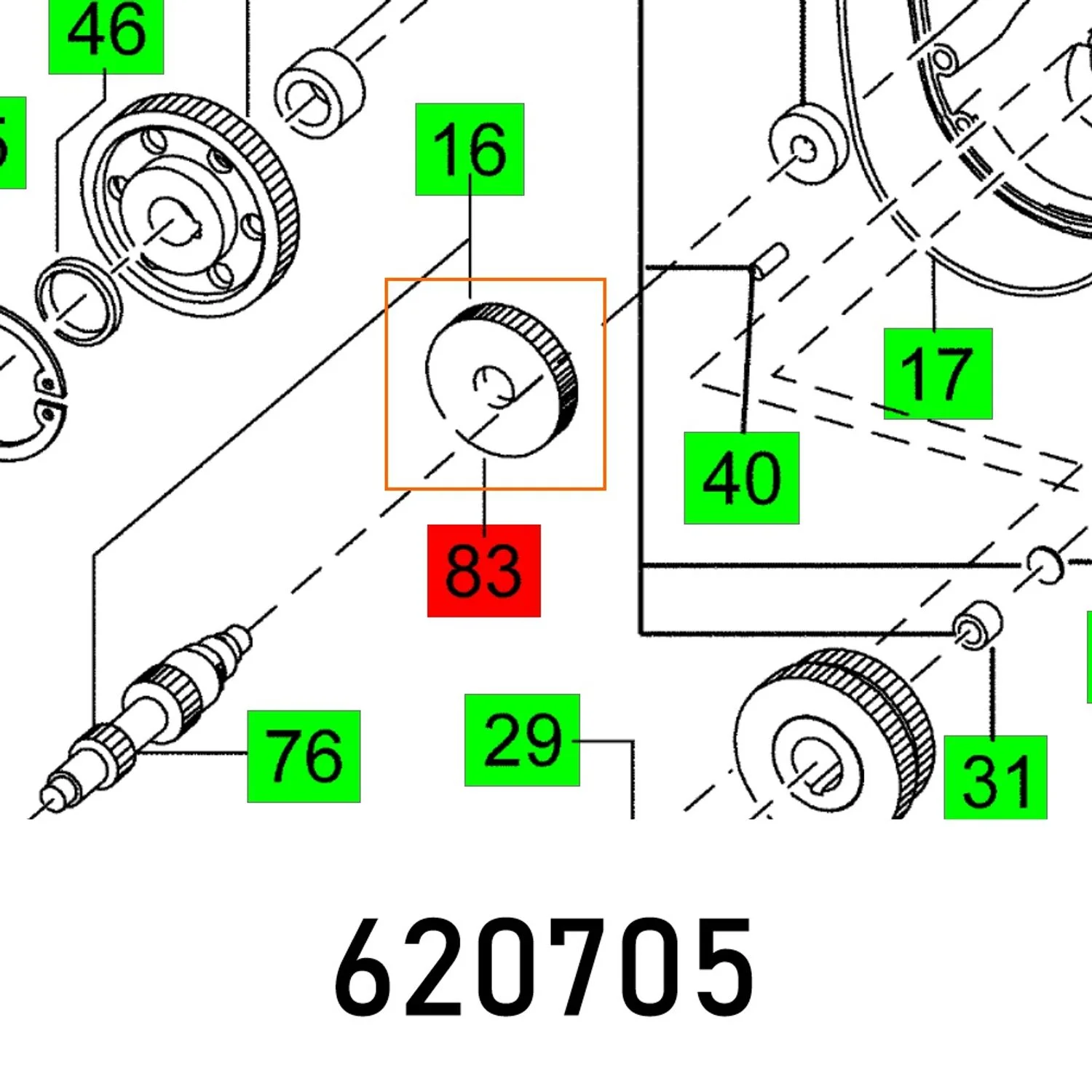 FES620705.webp MOTOR GEAR MXP 1602 E - Image 1