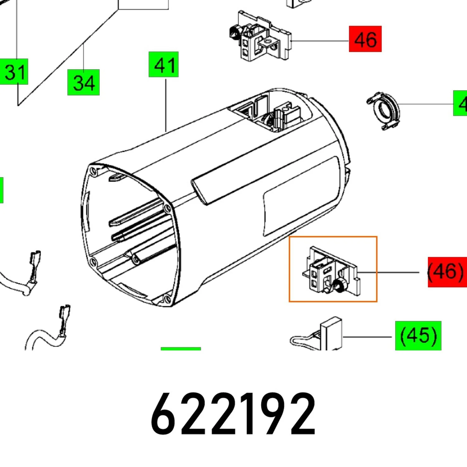 FES622192.webp BRUSH HOLDER EBU 18 C-A - Image 1