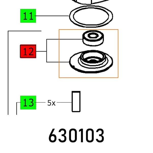 BEARING CARRIER LRM-A VOLLST