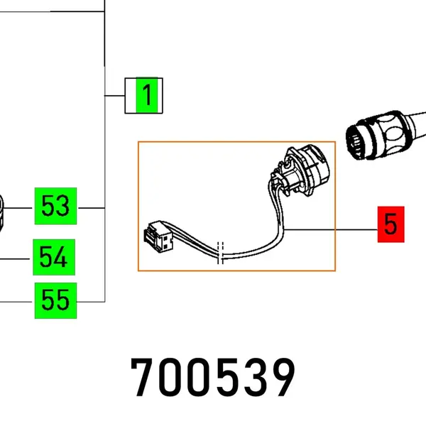 SOCKET HOUSING RO 90 DXPLUG IT VOLLST.