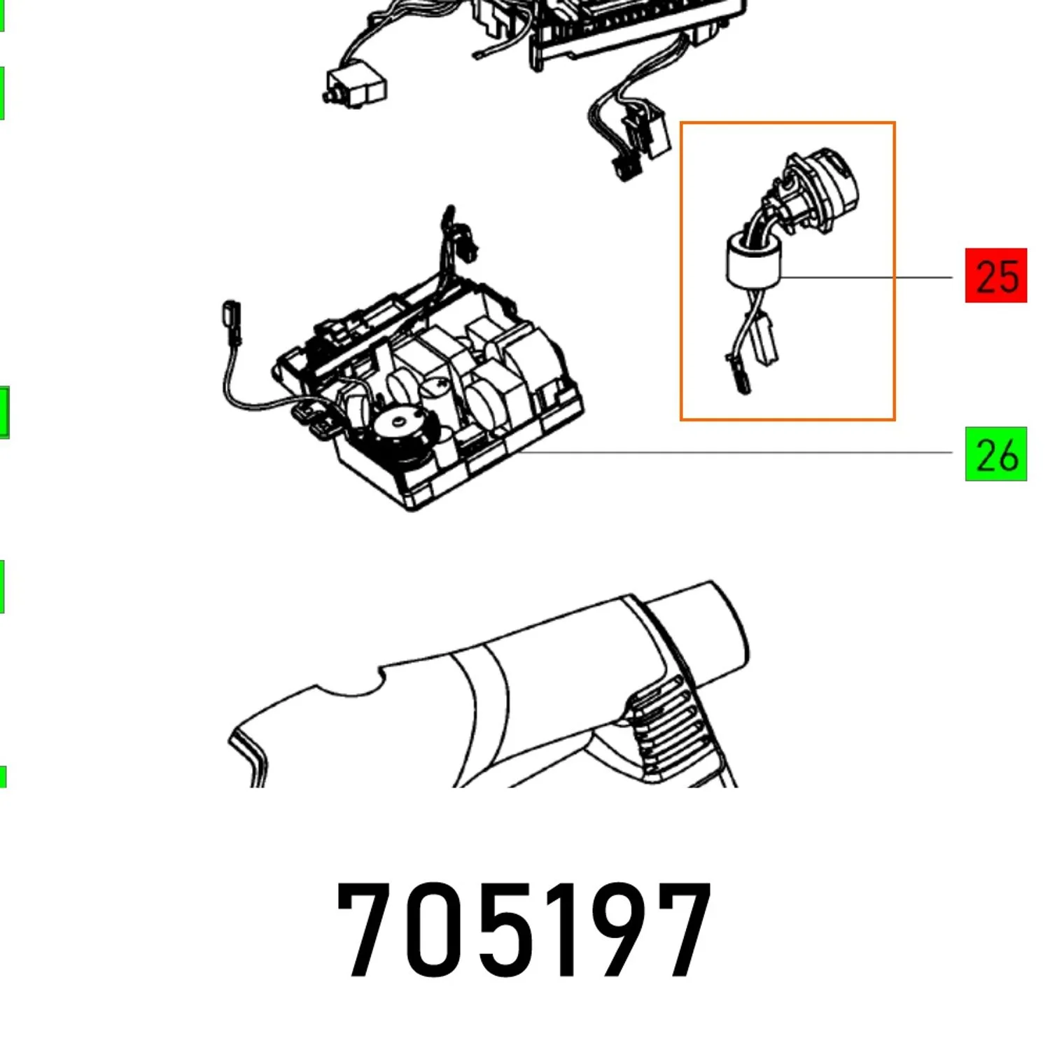 FES705197.webp SOCKET HOUSING ETS 150 EC 230V - Image 1
