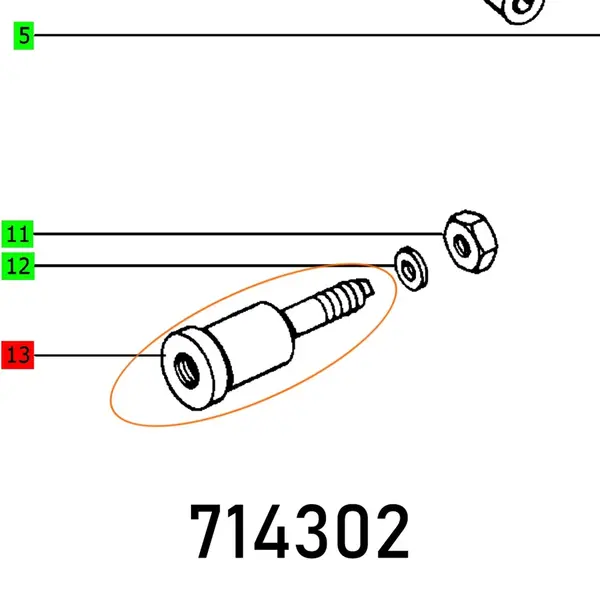 EXTENSION SPIND HR