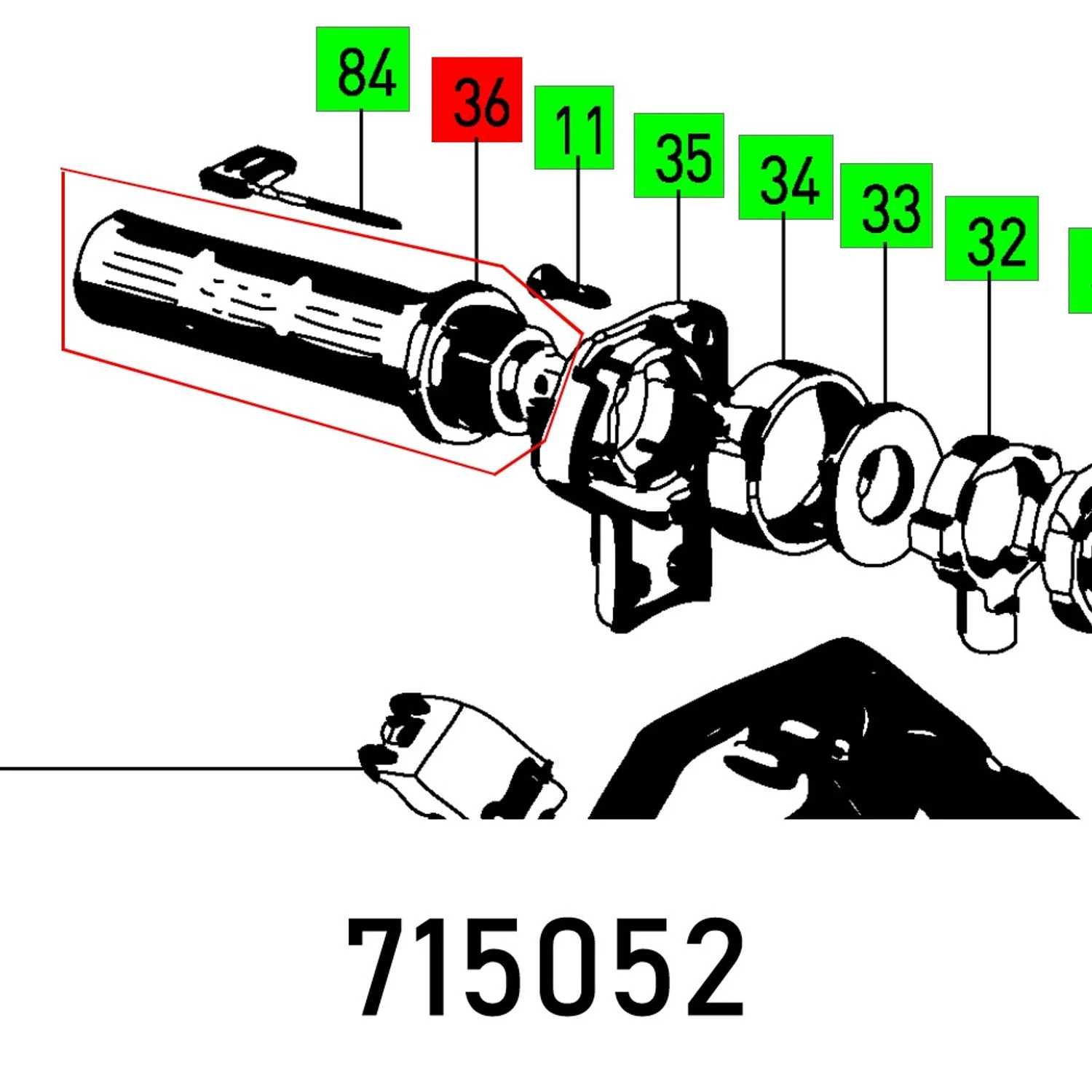 FES715052.webp HANDLE HL850E - Image 1