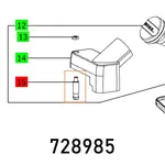 THREADED BOLT M6X40.5