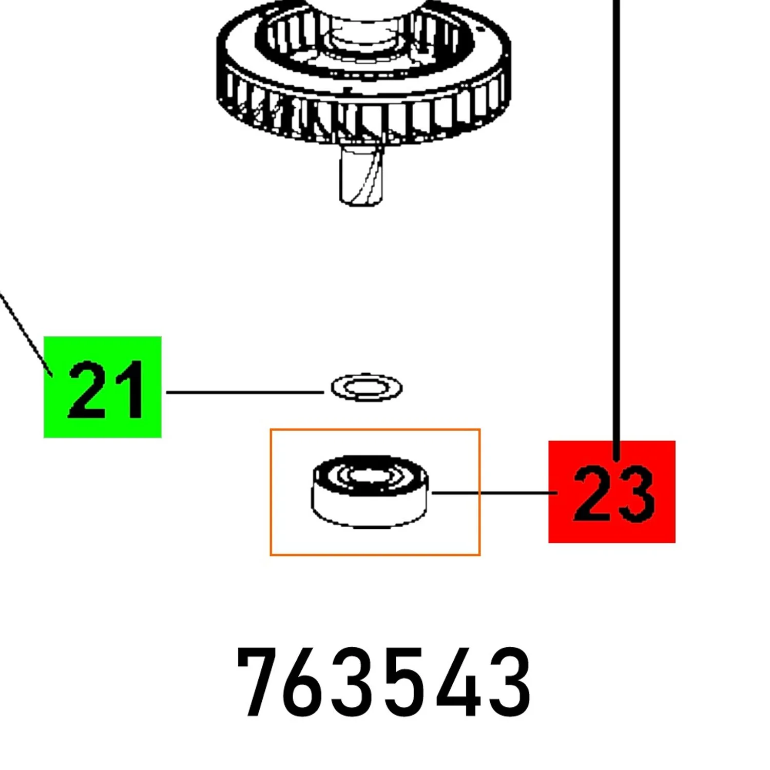 FES763543.webp BEARING 6000 LLUVTN - Image 1