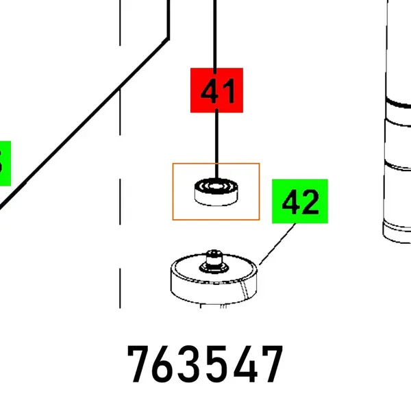 BEARING 608 ZZ T C5-10 V2 L21