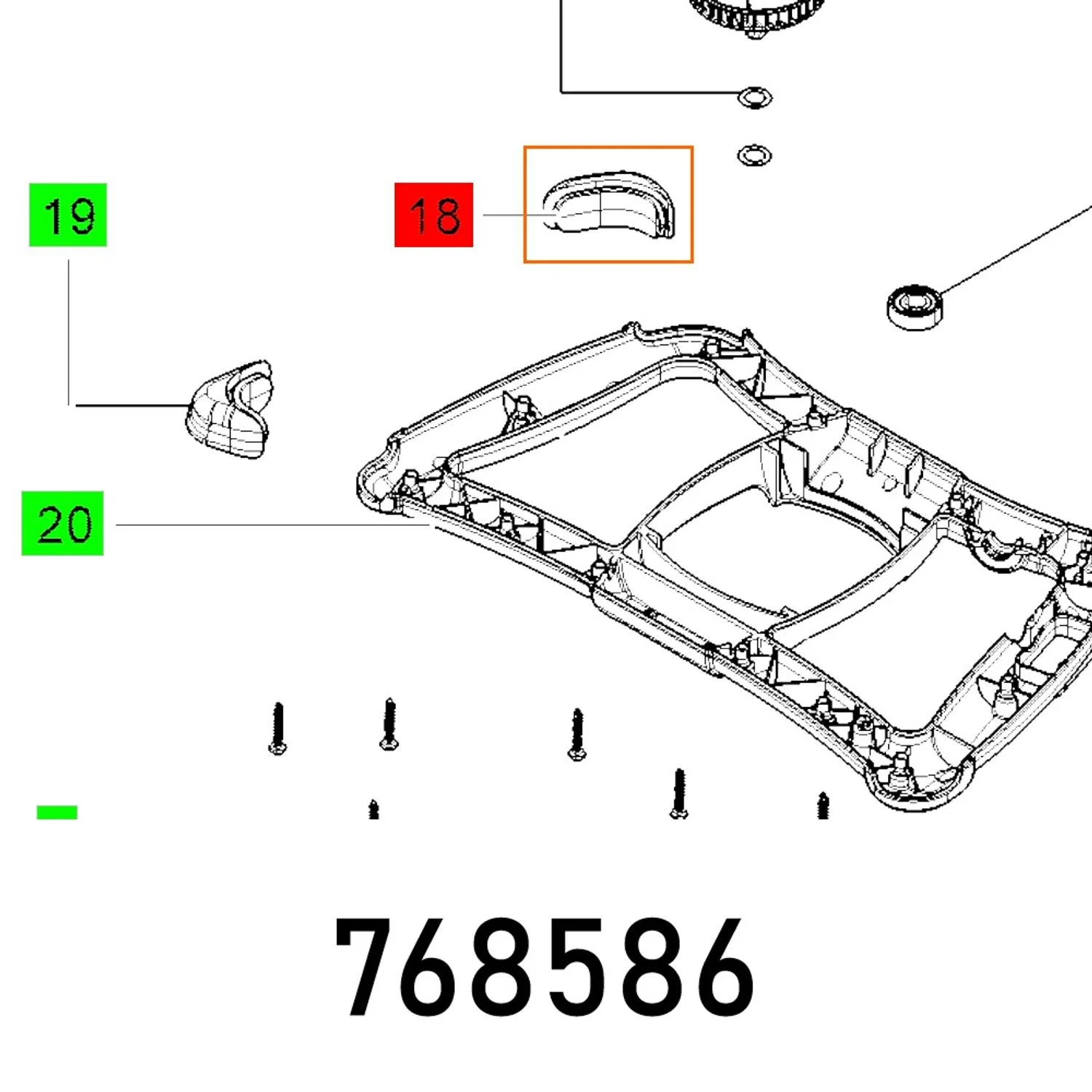 FES768586.webp SHOCK ABSORBER MX 1000 E EF OBEN LINKS - Image 1