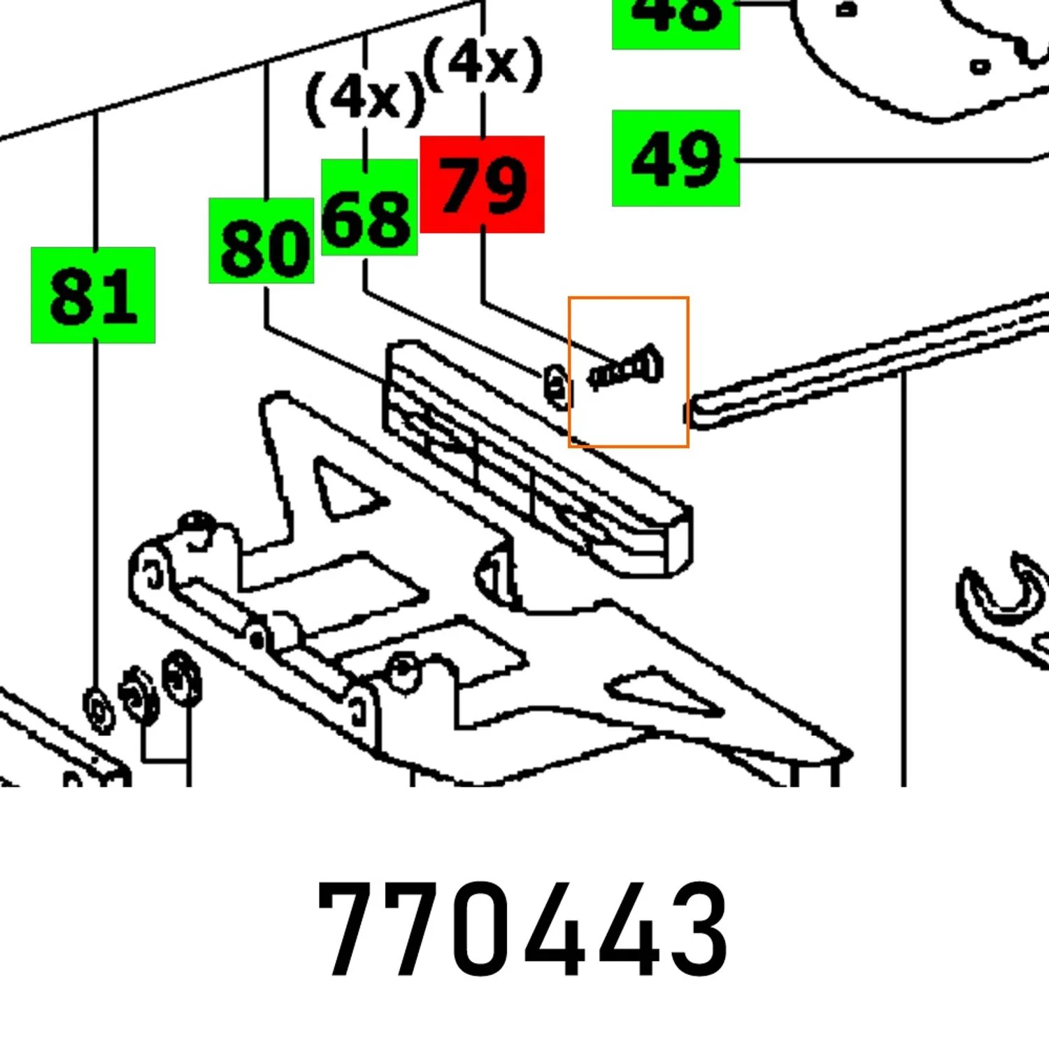 FES770443.webp CH. HEAD SCREW DIN 84-M6X16-4.8 - Image 1