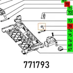 CUP SQUARE BOLT DIN 603-M6X30-4.6