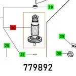 ARMATURE MXP 1000 230V
