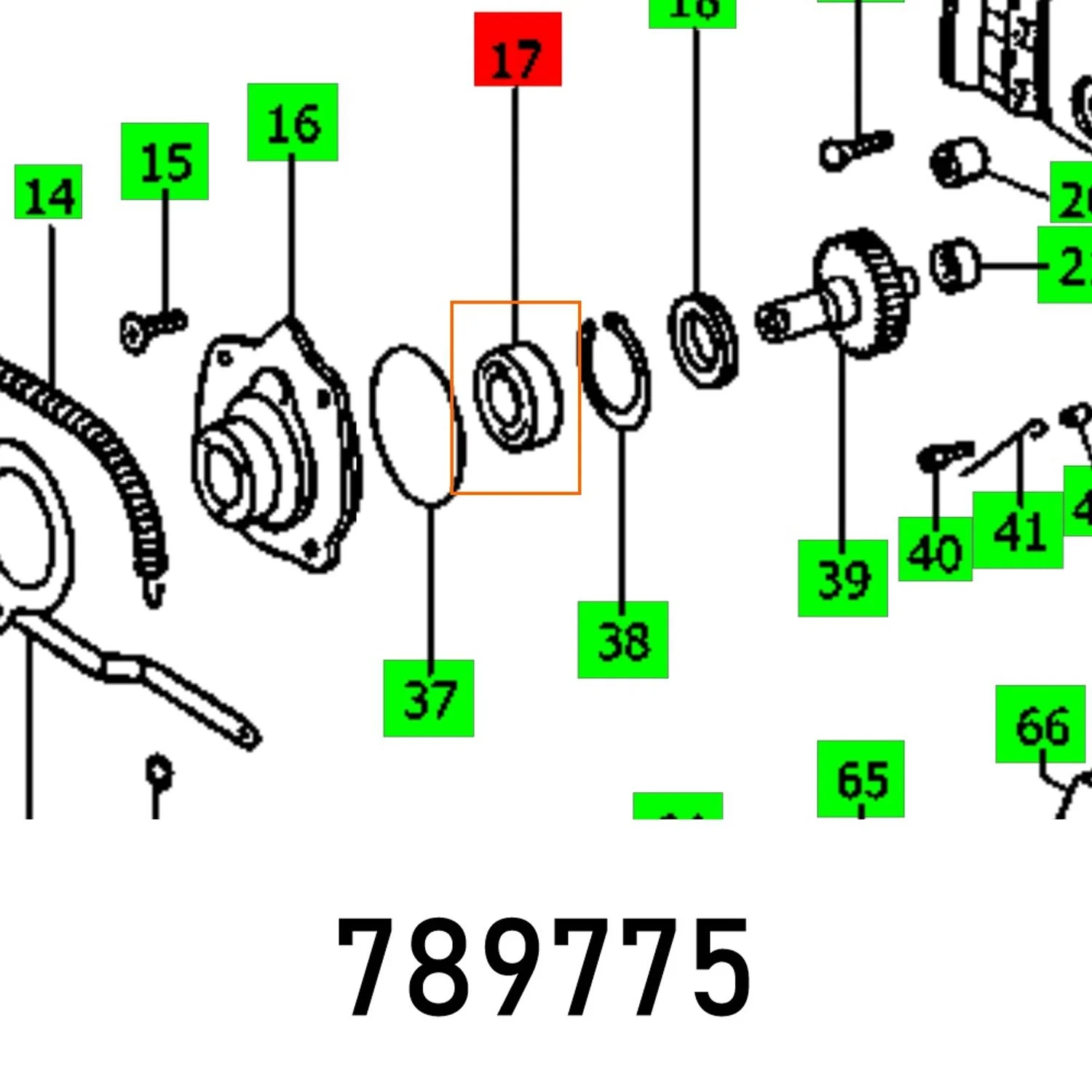 FES789775.webp BALL BEARING 6202 2RS DIN 625 - Image 1
