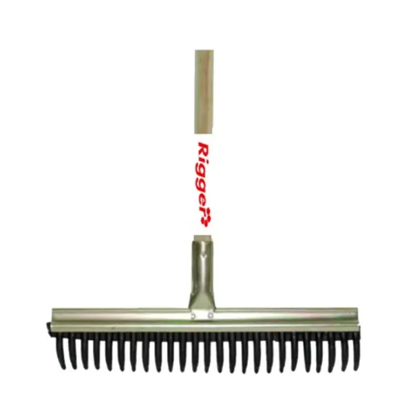 RAKE RUBBER ECONOMY C/W WOOD HNDL (MIN PACK 5)