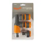 GARDEN HOSE STARTER SET 4PCE SOFTGRIP H20018 RIGGER