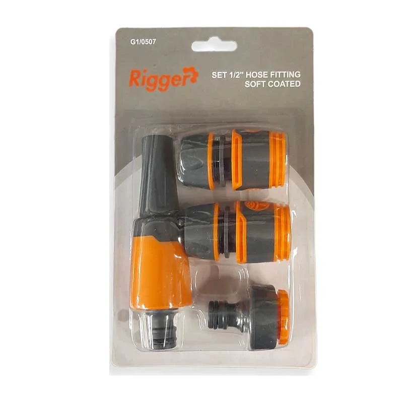 G10507.webp GARDEN HOSE STARTER SET 4PCE SOFTGRIP H20018 RIGGER - Image 1