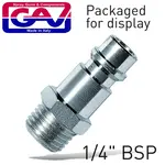 CONNECTOR GERMAN 1/4″MALE 2 PACKAGED