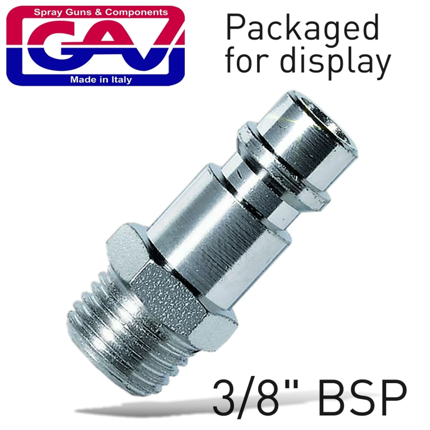 GAV113-2P.webp COUPLER INSERT 3/8″M 2 PACKAGED - Image 1