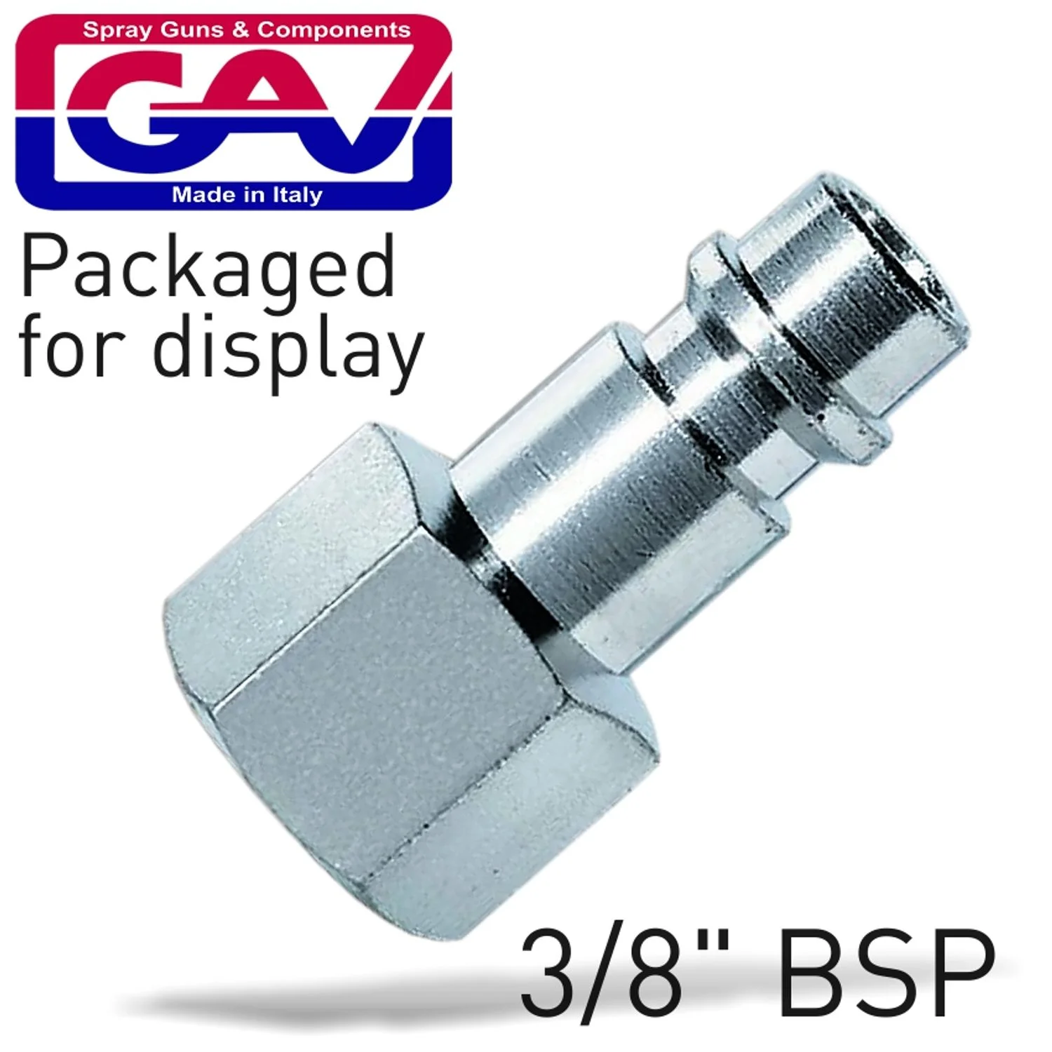 GAV113A-2P.webp CONNECTOR GERMAN 3/8″ FEMALE 2 PACKAGED - Image 1