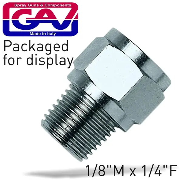 TAPER REDUCER BUSH 1/8 X 1/4 M/F PACKAGED