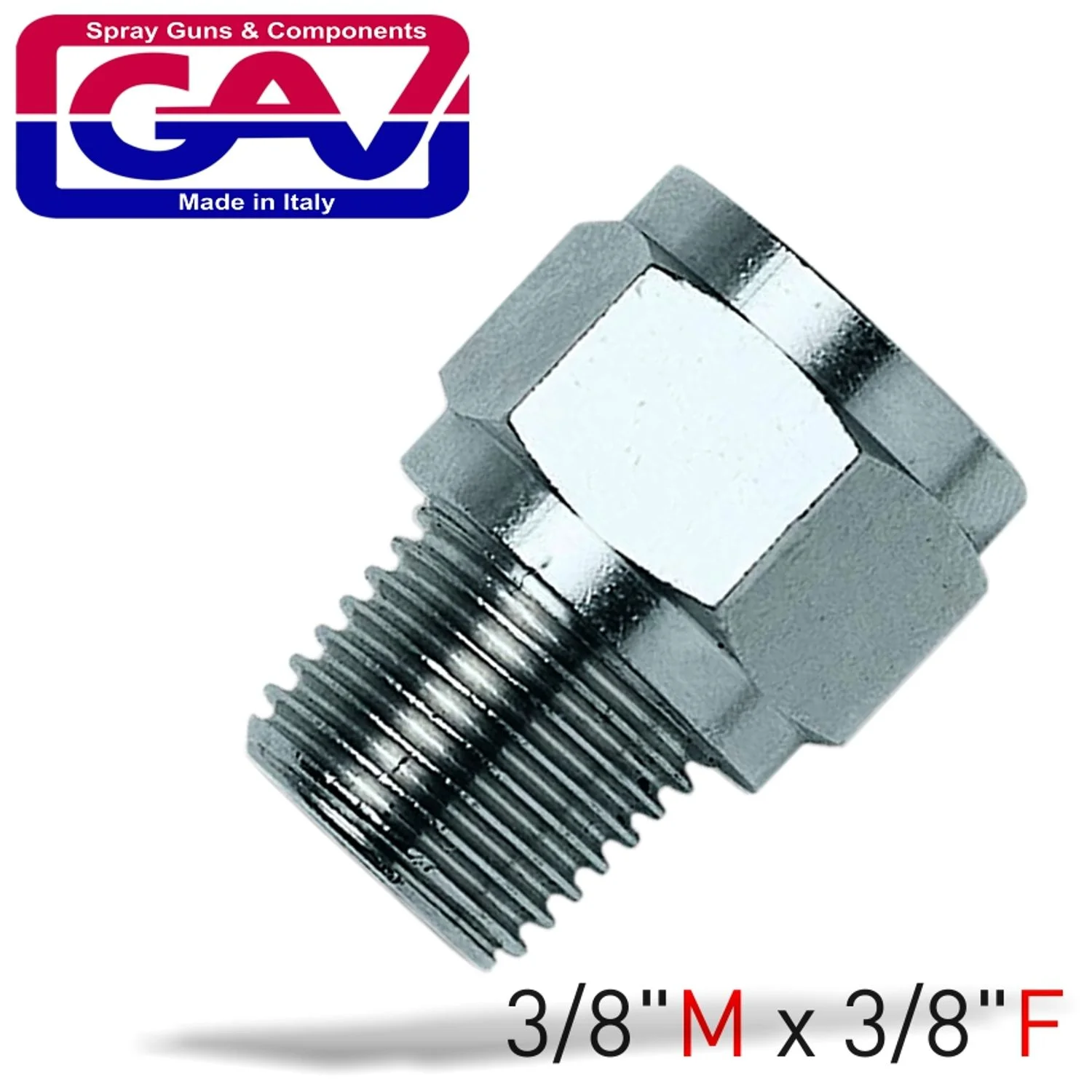 GAV1215-7.webp TAPER REDUCER BUSH 3/8 X 3/8 M/F - Image 1