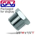 TAPER REDUCER BUSH 3/8 X 1/4 M/F PACKAGED