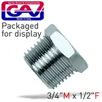 TAPER REDUCER BUSH 3/4 X1/2 MF PACKAGED