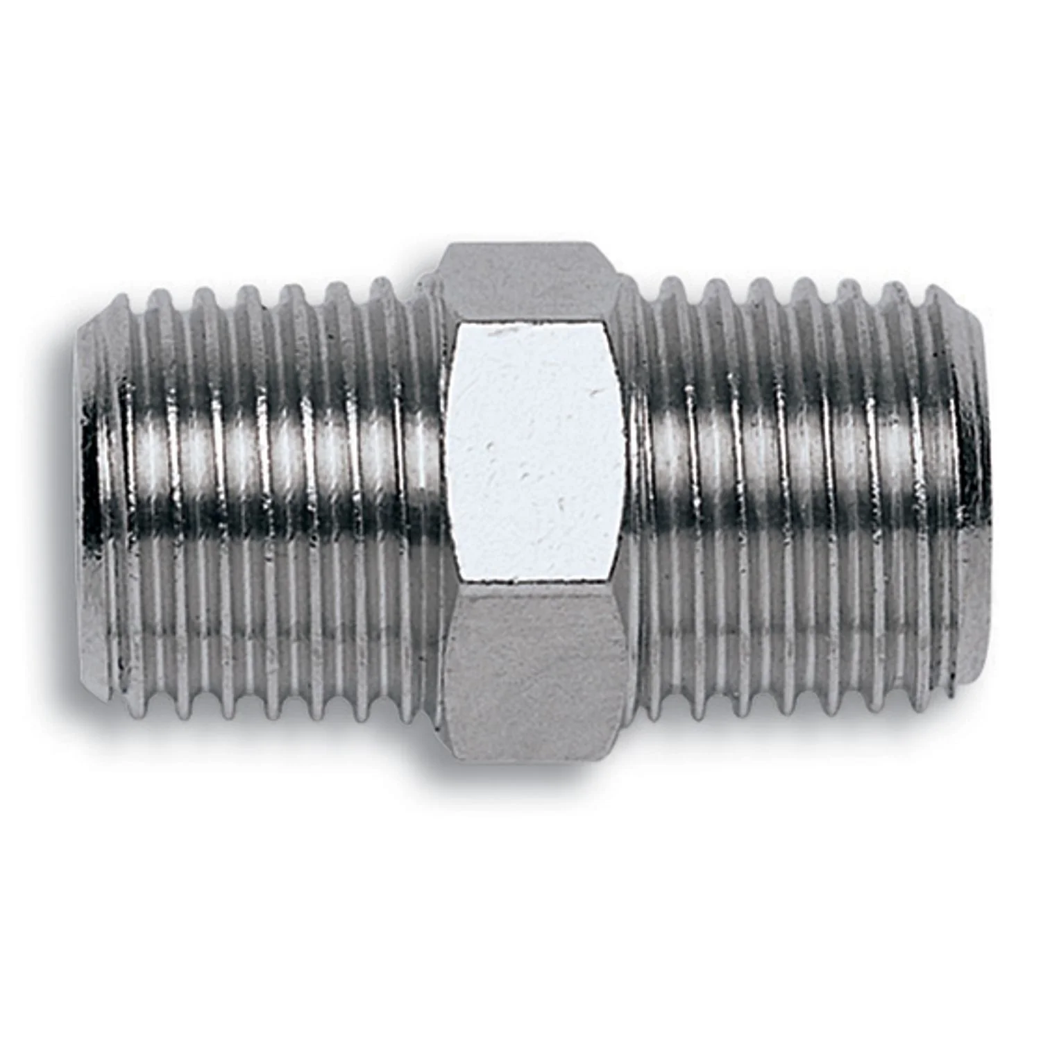 GAV1219-1P.webp TAPER NIPPLE 1/8 X 1/8 M/M PACKAGED - Image 1