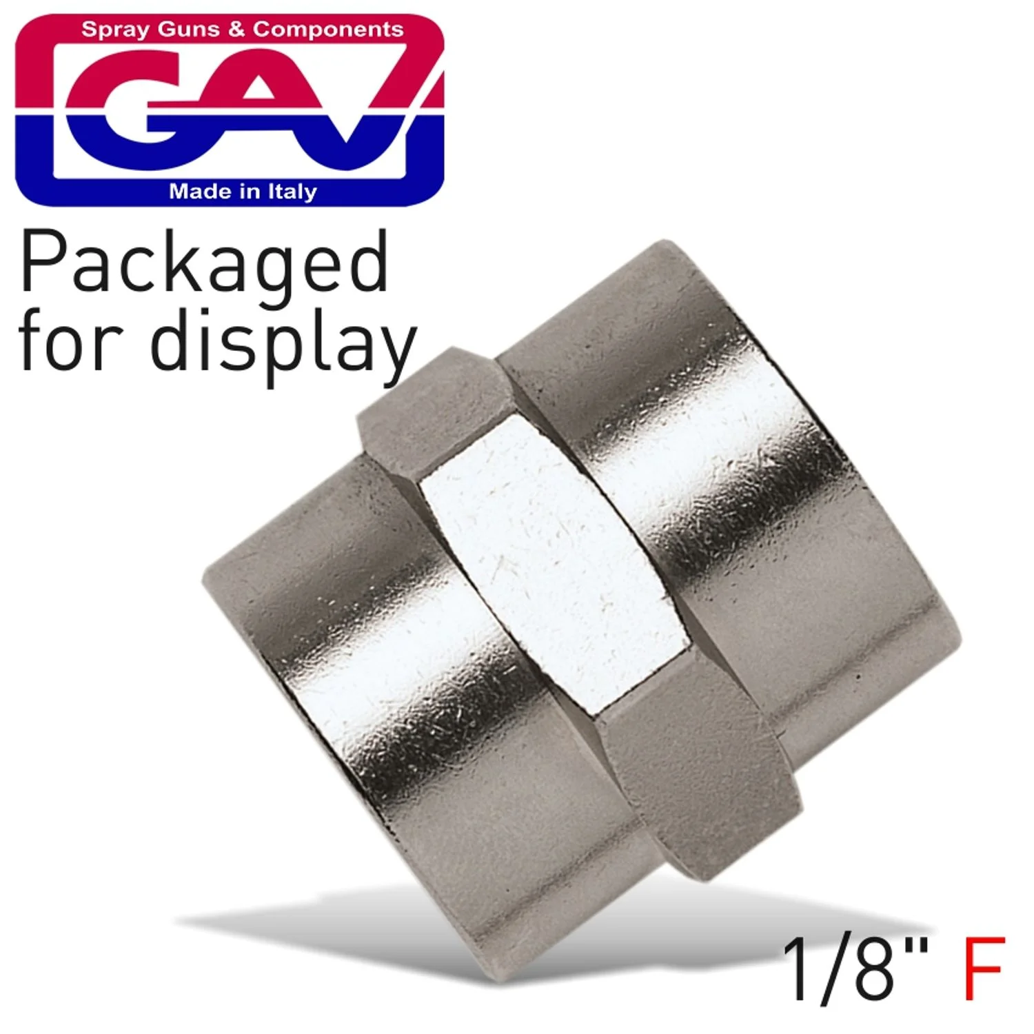 GAV1225-2P.webp SOCKET 1/8 X 1/8 F/F PACKAGED - Image 1