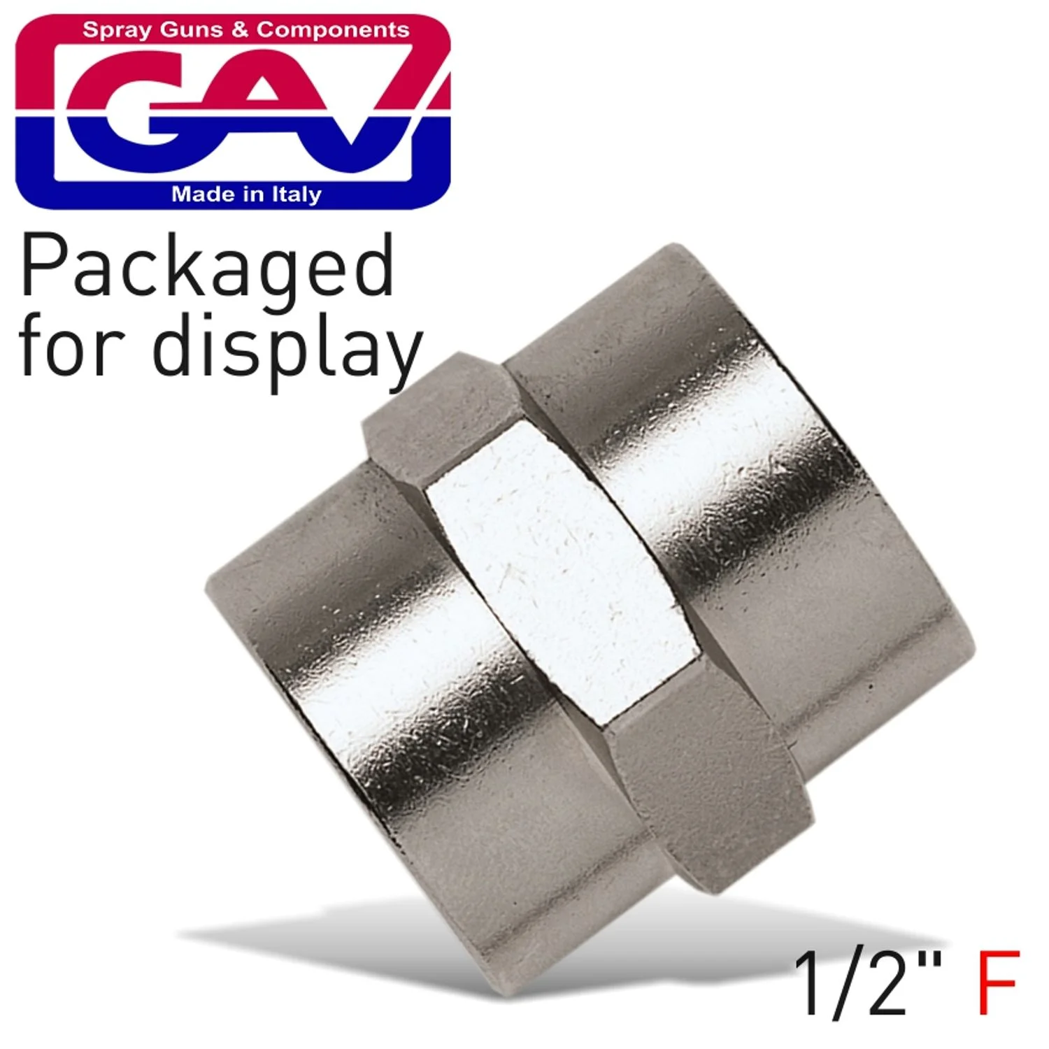 GAV1225-5P.webp SOCKET 1/2 X 1/2 F/F PACKAGED - Image 1