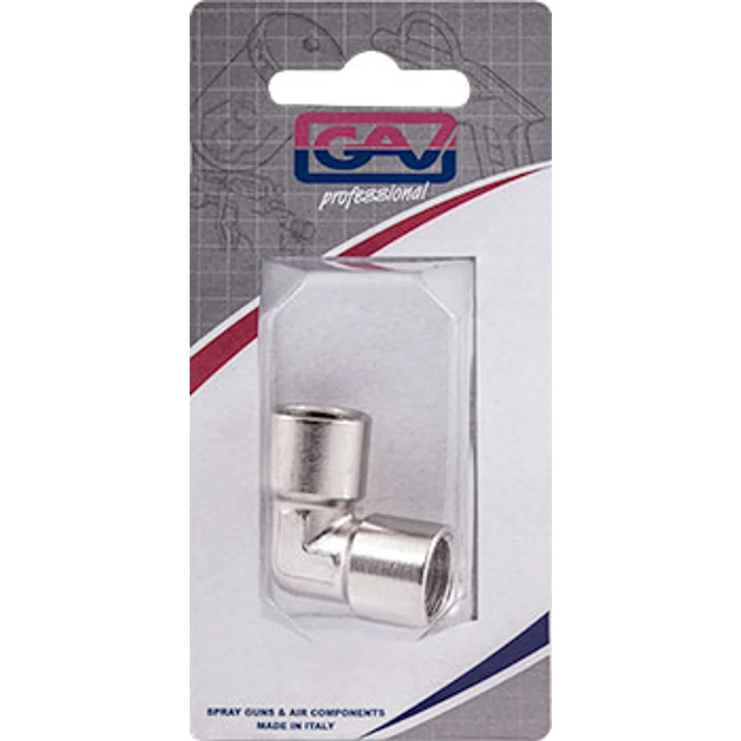 GAV1249-2P.webp ELBOW F-F 1/4″ PACKAGED - Image 1