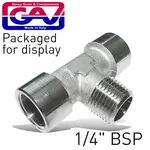 T CONNECTOR 1/4″FMF PACKAGED