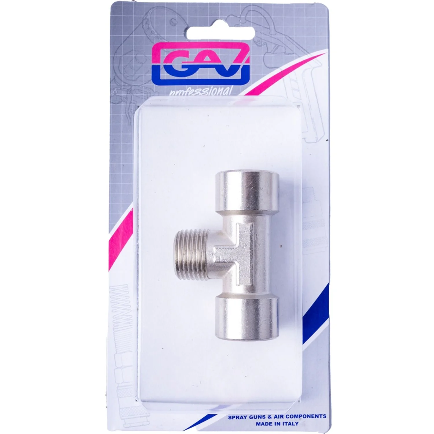 GAV1252-4P.webp T CONNECTOR 1/2″ FMF PACKAGED - Image 1