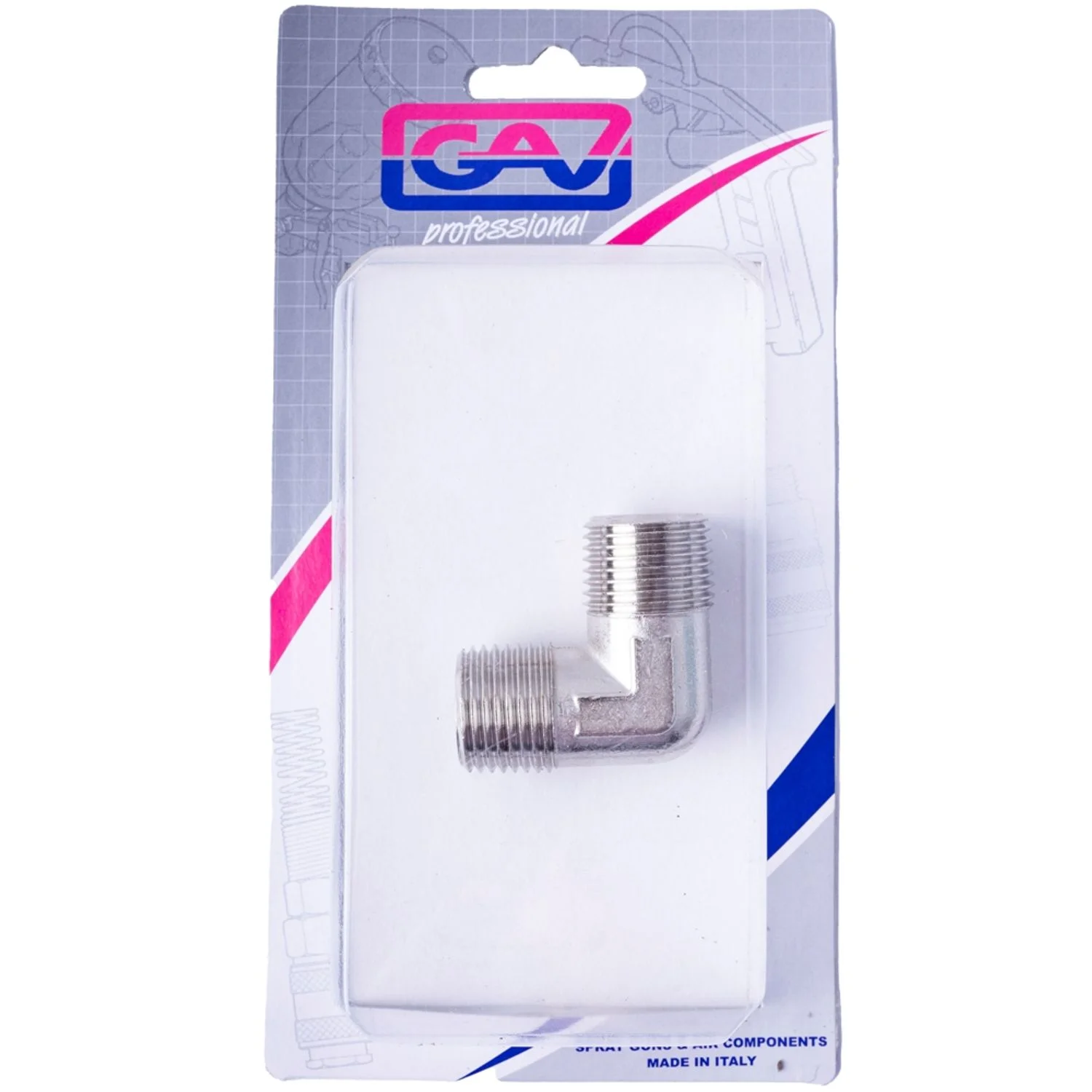GAV1255-4P.webp ELBOW 1/2″ MM PACKAGED - Image 1