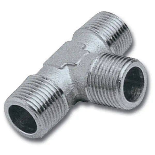 T CONNECTOR 1/4″MMM PACKAGED
