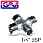 4-WAY CONNECTOR 1/4″3F/1M