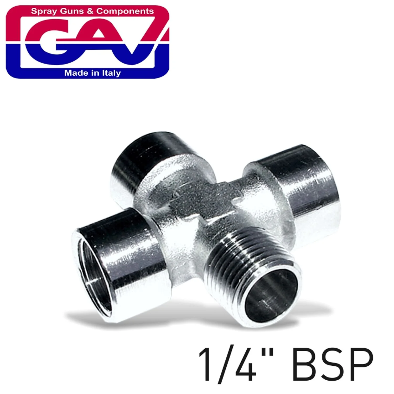 GAV1259-2.webp 4-WAY CONNECTOR 1/4″3F/1M - Image 1