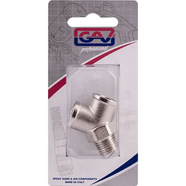 Y CONNECTOR 1/4″MFF GIO1071-2 PACKAGED