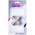 4-WAY CONNECTOR 1/2″ MMMM PACKAGED