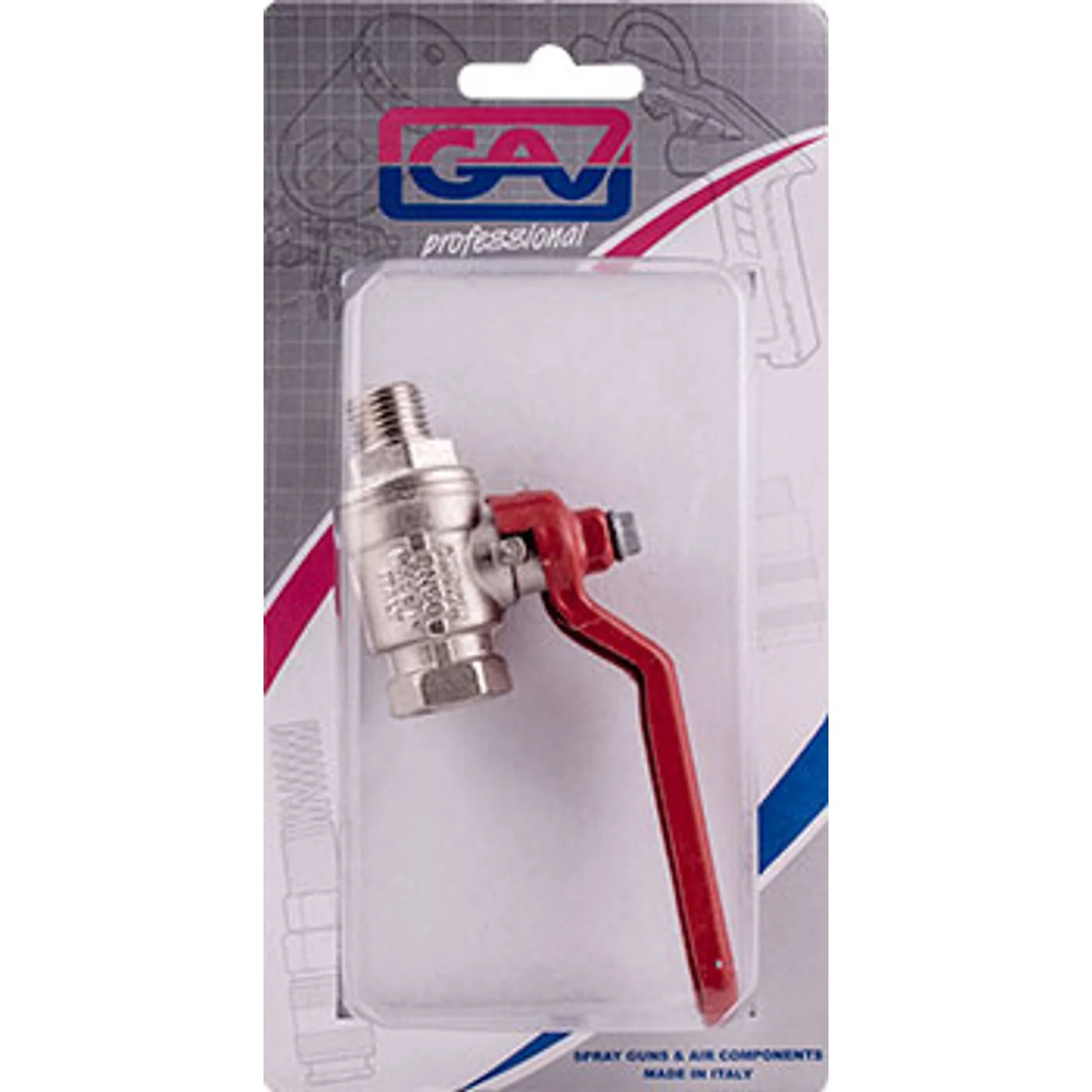 GAV1266-2P.webp QUICK BALL TAP 1/4″X 1/4″F-M PACKAGED - Image 1