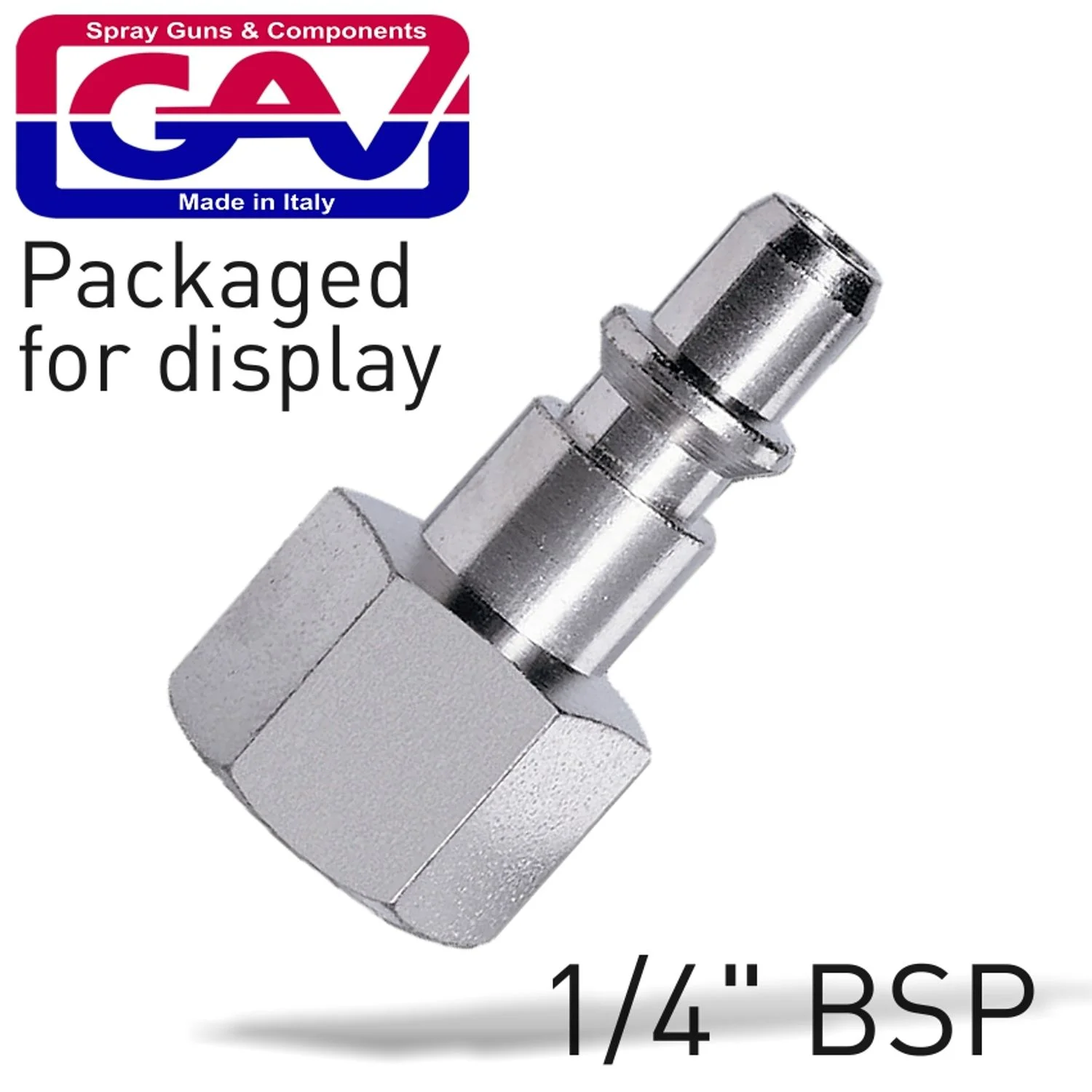 GAV23A-1P.webp QUICK COUPLER INSERTS ARO 1/4″F 2 PACKAGED - Image 1