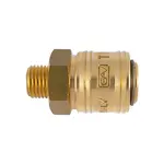 BRASS MALE QUICK COUPLER 1/4″M GERMAN