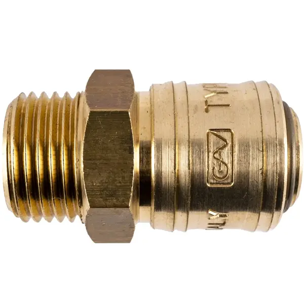 BRASS MALE QUICK COUPLER 1/2″M GERMAN
