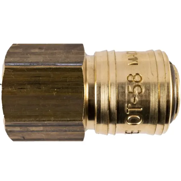 BRASS FEMALE QUICK COUPLER 1/2″F GERMAN