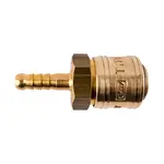 BRASS QUICK COUPLER 6MM HOSE GERMAN