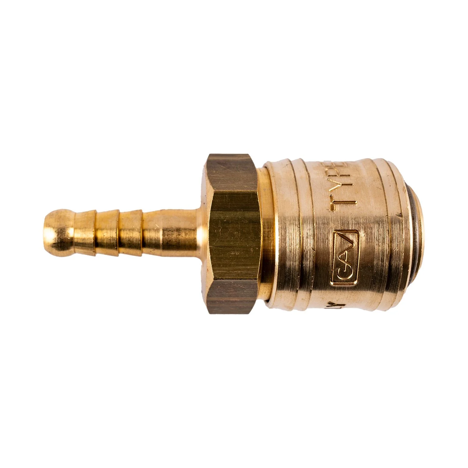 GAV5800-C1.webp BRASS QUICK COUPLER 6MM HOSE GERMAN - Image 1