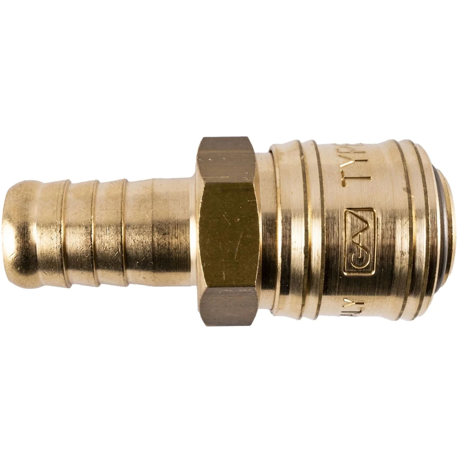GAV5800-C3.webp BRASS QUICK COUPLER 13MM HOSE GERMAN - Image 1