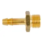 BRASS HOSE TAIL 1/4 M X 6MM