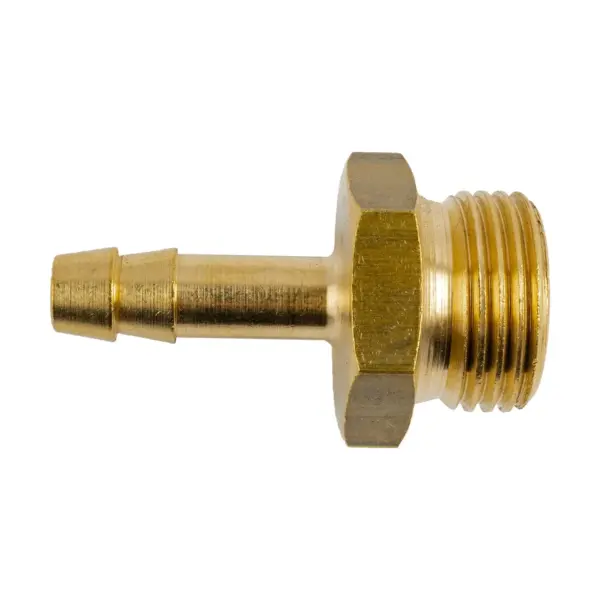 BRASS HOSE TAIL 3/8M X 6MM