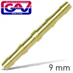 BRASS HOSE CONNECTOR 9MM X 9MM