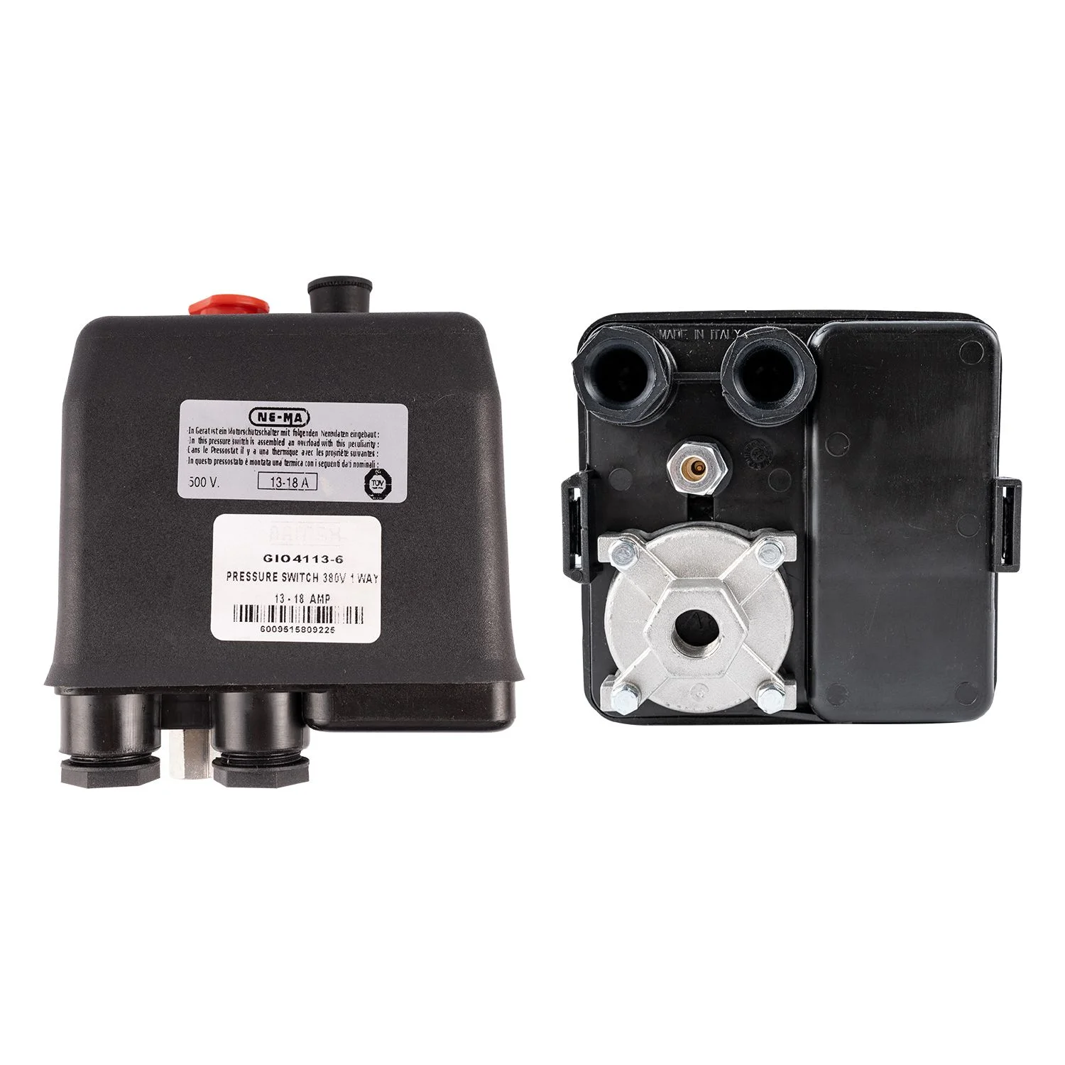 GIO4113-6.webp PRESSURE SWITCH 380V 1 WAY 13 - 18 AMP OVER LOAD - Image 1